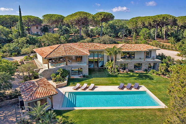 Villa Marine waterfront estate in Le Parc de Saint-Tropez