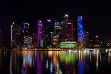 Vibrant Southeast Asia business skyline reflecting operational excellence